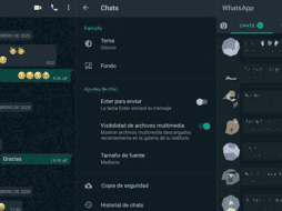 La jefa de diseño de WhatsApp implementó cambios en la apariencia de la aplicación, entre ellos, la alternativa “súper oscura”. PINTEREST/ Creativos Online