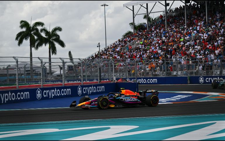 El GP de Miami, el sexto de 2024, se disputará entre los días 3 y 5 de mayo en el Autódromo Internacional de Miami. AFP / ARCHIVO