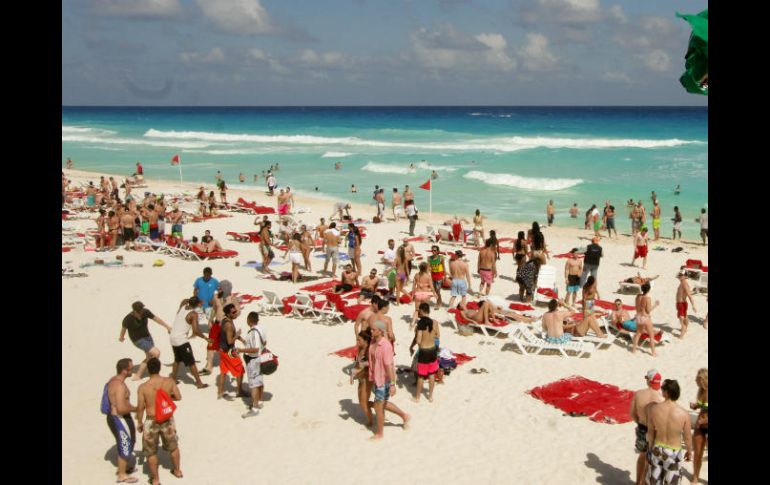 Quintana Roo recibe un promedio de 10 millones de turistas al año. NTX / ARCHIVO