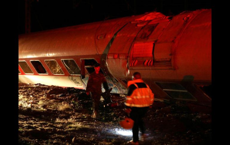 TRAINOSE, la compañía nacional helena de ferrocarriles, continúa investigando las causas del accidente. EFE / V. Ververidis