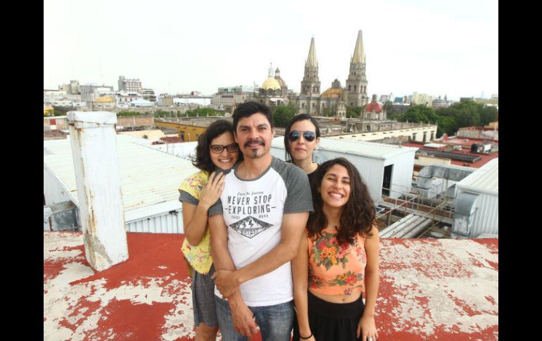 De izquierda a derecha: Ana Szcypula, Javier Rodríguez, Mariana Cortés y  Luiza Martins. EL INFORMADOR / E. Barrera