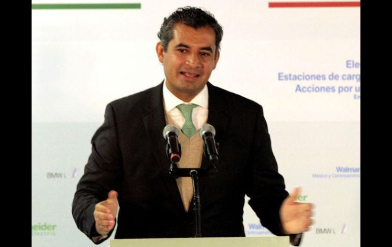 Enrique Ochoa aprovecha para negar que hubiera dinero sucio en la campaña de Peña Nieto en el 2012. NTX / ARCHIVO