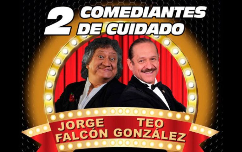 Ambos comediantes presentarán cuatro funciones en Guadalajara con sus rutinas por separado, después harán una dinámica juntos. TWITTER / @TeatroGalerias