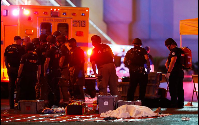 El ataque dejó al menos 58 muertos. AP/Las Vegas Sun/S. Marcus