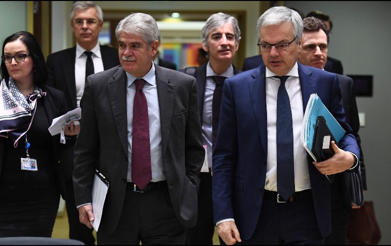 Las sanciones, acordadas a nivel de embajadores de la UE, fueron respaldadas hoy por los ministros de Exteriores reunidos en un Consejo en Bruselas. AFP/E. Dunand