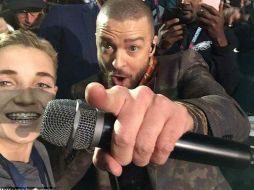 ''Timberlake se acercó y yo simplemente me lancé de cabeza con él