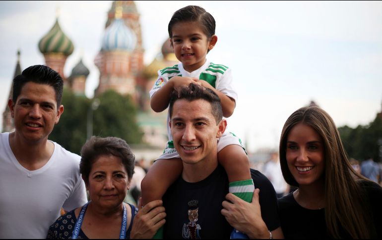 Tanto los jugadores, como el cuerpo técnico, salieron, junto con su familia, a tomarse el día libre y visitar los históricos inmuebles en Moscú. AP / E. Verdugo