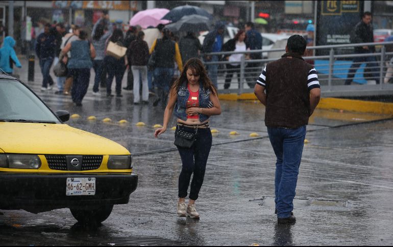 La caída pluvial se espera de forma dispersa en las diferentes regiones del Estado. EL INFORMADOR / ARCHIVO