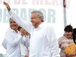 López Obrador aclaró que no lo va a marear el poder, por lo que siempre pide a la naturaleza y al creador que le den sabiduría y humildad. NTX / A. Monroy