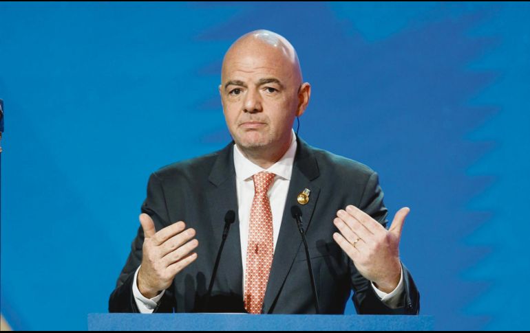 El presidente de la FIFA apuesta por incrementar a 48 equipos desde 2022. EFE / ARCHIVO