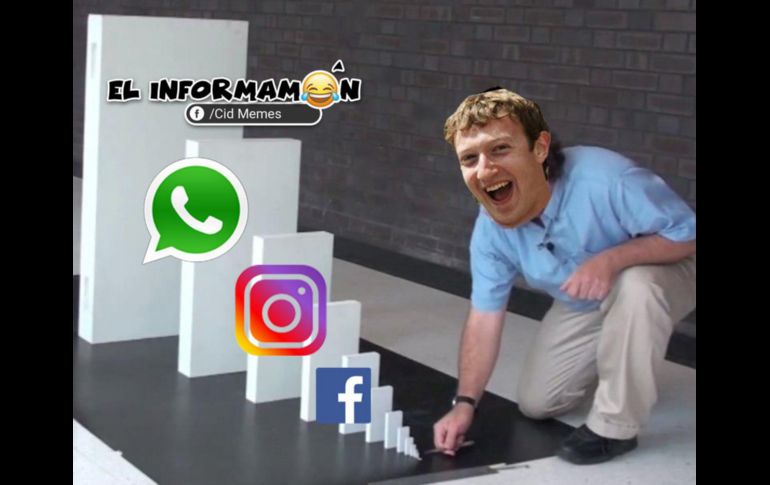 Memes para reírse de la caída de Facebook, Instagram y WhatsApp
