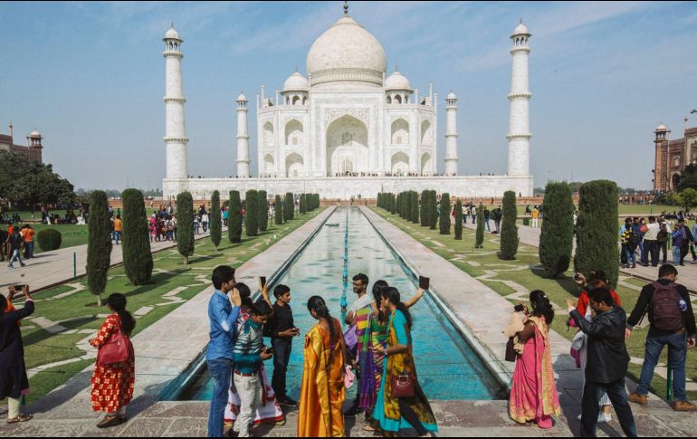 Reconocido. El Taj Mahal es una de las siete nuevas maravillas del mundo y la atracción principal de India. EL INFORMADOR / G. Gallo