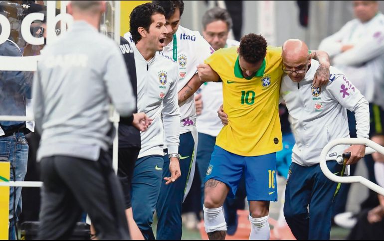 No se reveló la seriedad de la lesión del jugador del PSG. AFP / E. Sa