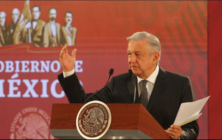 López Obrador sostuvo que la actual transformación no es un simple cambio de gobierno, sino de régimen. NTX/G. Durán