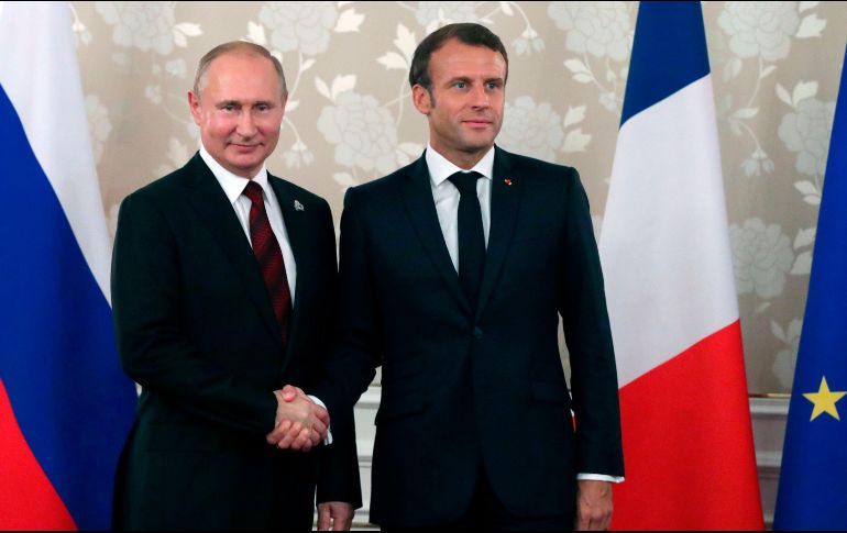 Macron mostró en Bregançon su voluntad de intentar un acercamiento a Rusia tras el enfriamiento de las relaciones con Putin desde la anexión de Crimea en 2014. AP / ARCHIVO
