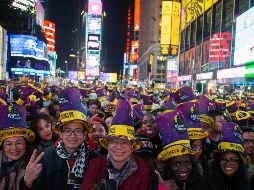 Los festejos en Times Square se celebran desde hace 112 años. EFE