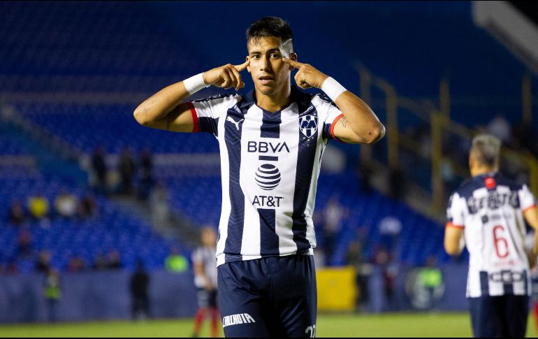 Maximiliano Meza anotó dos goles anoche, incluido el que le dio la victoria a los Rayados. IMAGO7