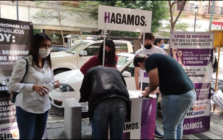La recolección de firmas inicia este miércoles; se requieren 30 mil firmas para que la iniciativa sea discutida en el Congreso de Jalisco. ESPECIAL
