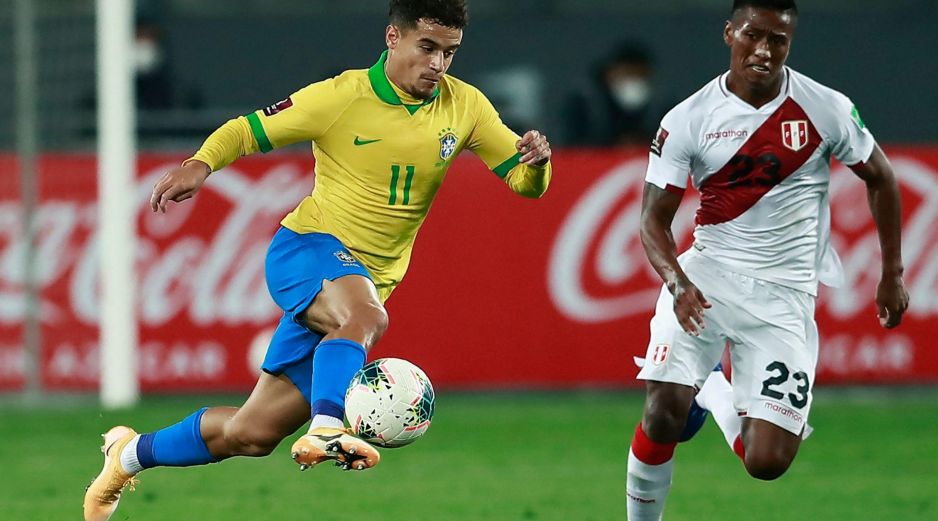 Philippe Coutinho, jugador brasileño eliminado de la selección para el Mundial de Qatar 2022. AFP/ARCHIVO