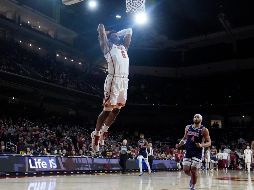 Bronny James podría migrar a otra universidad si no resulta elegido en el draft de la NBA. AP/J. Sánchez