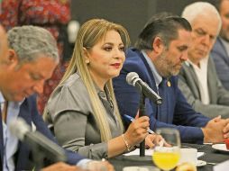 Claudia Delgadillo. La aspirante a gobernadora prometió una plataforma para atender denuncias anónimas. ESPECIAL