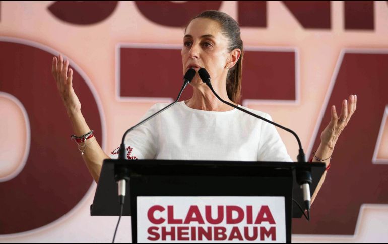 Claudia Sheinbaum, candidata por la coalición “Sigamos Haciendo Historia”. ESPECIAL