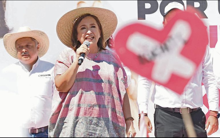 La aspirante del PRI, PAN y PRD culpó al ex titular del Cisen por violentar a candidatos. EL UNIVERSAL