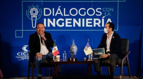 El presidente del CICEJ, Bernardo Saénz Barba, aceptó la propuesta de Alberto Uribe para la cooperación mutua. TWITTER / @AlbertoUribeC