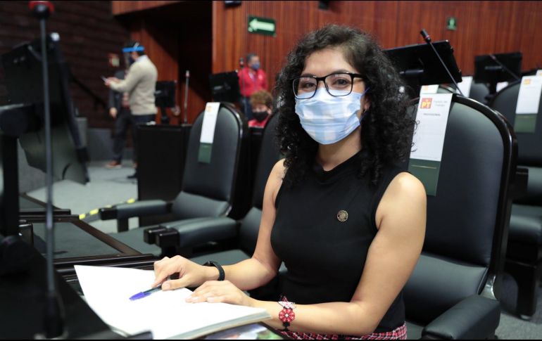 Celeste Sánchez, de 32 años, ocupaba el cargo de diputada desde el 29 de agosto de 2021. TWITTER / @DiputadosPTmx