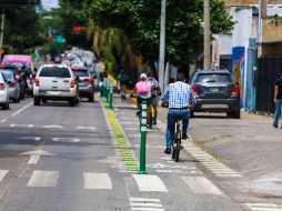 Con la habilitación, Guadalajara suma 134 kilómetros de ciclovías interconectadas en la metrópoli tapatía. EL INFORMADOR / A. Navarro
