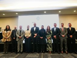 Miembros del cuerpo directivo de Expo Guadalajara ofrecieron una rueda de prensa para dar a conocer los resultados favorables de este año. EL INFORMADOR/ H, Figueroa