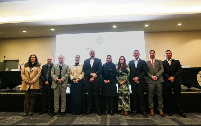 Miembros del cuerpo directivo de Expo Guadalajara ofrecieron una rueda de prensa para dar a conocer los resultados favorables de este año. EL INFORMADOR/ H, Figueroa