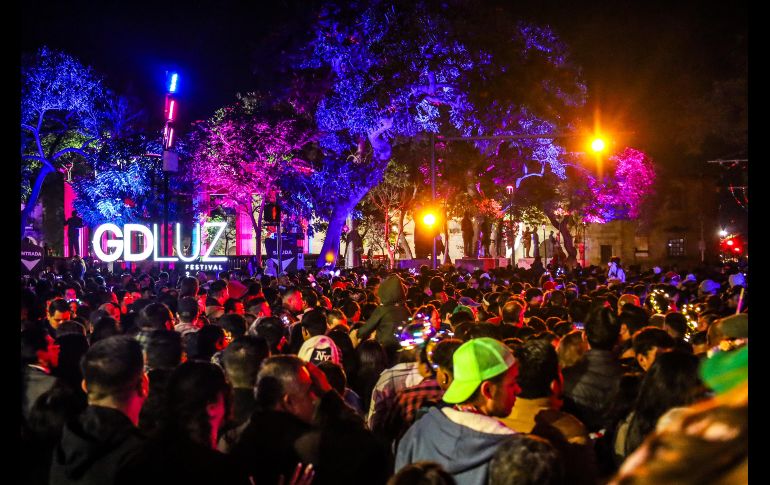 La edición 7 del festival de luz más grande de Latinoamérica, GDLuz, se inauguró el jueves con un homenaje a las mujeres.EL INFORMADOR/A.NAVARRO
