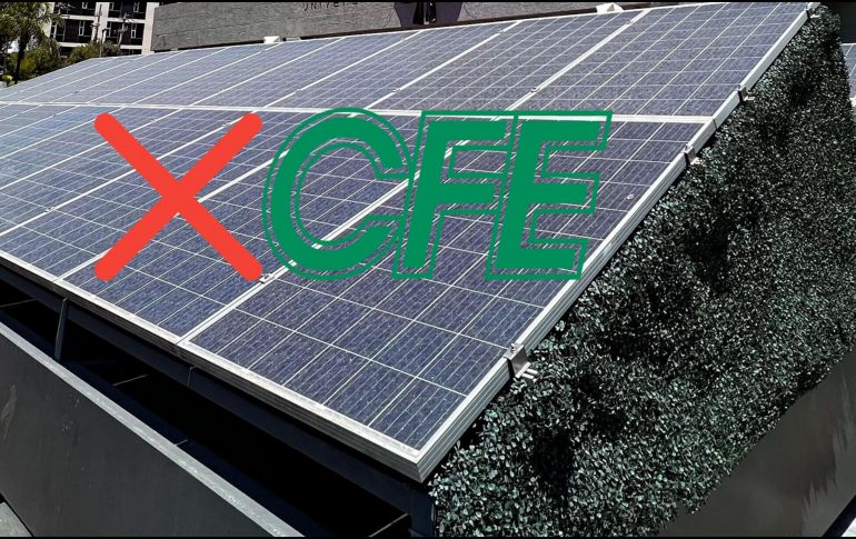 La CFE aclara que no cuenta con un programa para regalar paneles solares. EL INFORMADOR / ARCHIVO