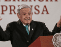 Andrés Manuel López Obrador, en una imagen de archivo durante una edición de la mañanera en Palacio Nacional. AFP / ARCHIVO