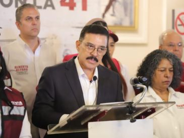 Carlos Lomelí  invitó a las y los militantes de Morena a no confiarse y defender el voto de los ciudadanos en las casillas, y hacer realidad la construcción del segundo piso de la 4T. CORTESÍA.