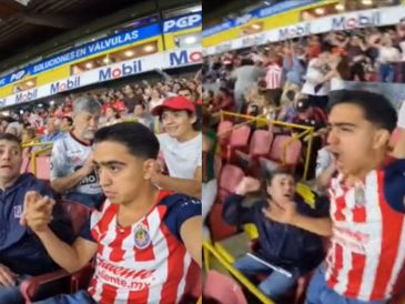 Edgar y Omar llevaron a sus tíos, Hugo y Pepe, a disfrutar del encuentro en el Jalisco y compartieron la emoción que vivieron al presenciar el gol del "Piojo" Alvarado. ESPECIAL.