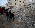 La reconstrucción de todas las viviendas destruidas en casi siete meses de bombardeos y ofensivas por tierra israelíes en Gaza tomaría hasta 2040. EFE / ARCHIVO