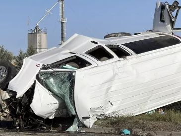 Según el reporte policial del accidente de Idaho, el chofer de la furgoneta y cinco pasajeros fallecieron en el lugar a consecuencia de sus heridas. AP