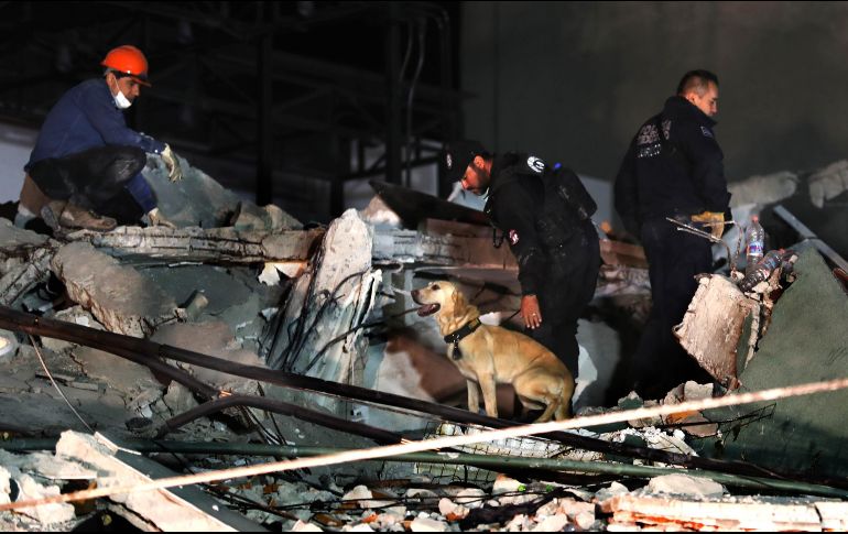 Esta mañana recibió el informe de que entre los escombros aún faltan tres personas por localizar aunque no se cree que sigan vivas.