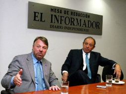 Jorge G. Castañeda y Héctor Aguilar Camín plantean abrir la economía a la inversión y a la competencia. E. BARRERA  /