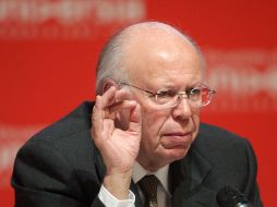 José Narro Robles, rector de la UNAM durante el II Encuentro Internacional de Rectores Universia. ARCHIVO  /