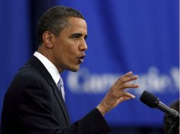 Obama reconoció que 'habrá altibajos en los meses por delante' respecto a la economía. EFE  /
