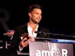 Ricky dedicó su premio a una joven que conoció hace dos años durante un viaje a Camboya. AFP  /