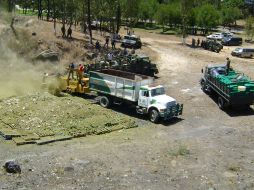 Se quemaron 13 toneladas 645 kilos 135 gramos de marihuana. M. PATIÑO  /