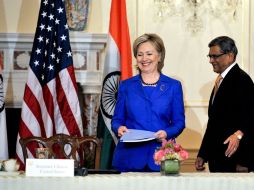 • La secretaria de Estado estadounidense se reunirá con los candidatos a la presidencia de Colombia el próximo miércoles. NTX  /