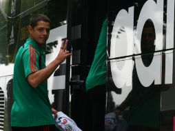 Los integrantes de 'El Tri' lucen relajados tras haber derrotado a Italia.  /
