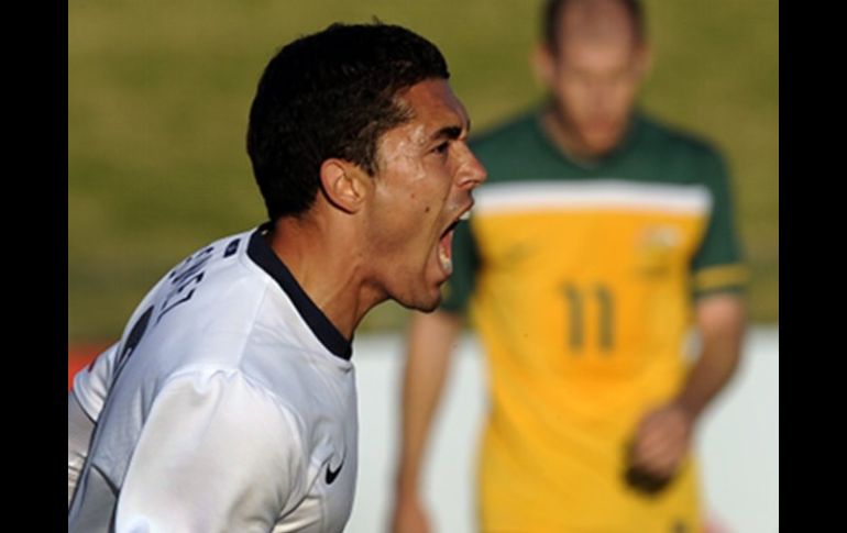 Hérculez Gómez le dio el triunfo al conjunto norteamericano ante los 'Socceroos'. AFP  /