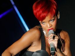 Rihanna se presentó ante los españoles, ayer en la segunda jornada de Rock in Río. AP  /