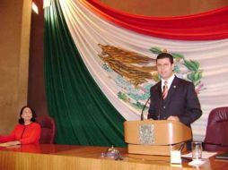 El candidato a gobernador por la alianza “Primero Zacatecas” Miguel Alonso Reyes y la gobernadora, Amalia García. ESPECIAL  /